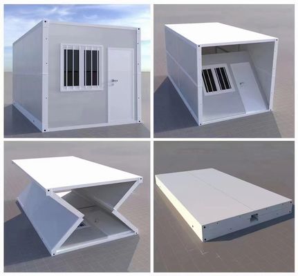 Maison de conteneurs pliables préfabriqués à installation rapide multifonctionnelle