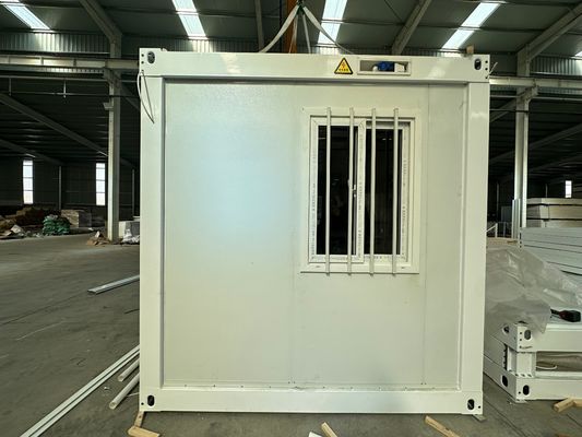 Panneau sandwich à faible entretien 20 40 pieds imperméable modulaire préfabriqué cadre en acier pliable maison de conteneur pour atelier