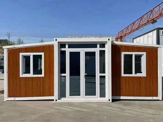 Maison de conteneurs prête à l'emploi de 2 chambres portable préfabriquée et évolutive