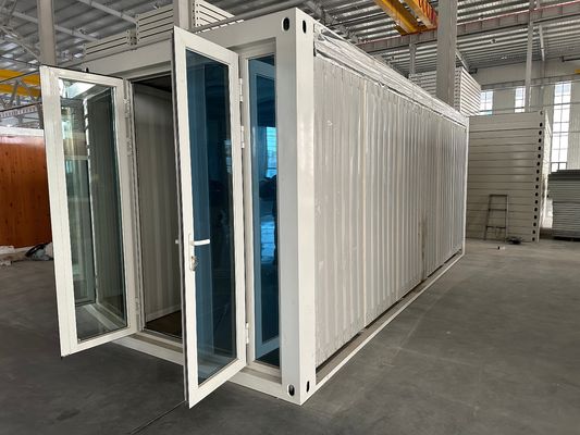 Bâtiment de bureaux Container portable extensible Maison de 20 pieds maisons préfabriquées Container extensible Maison avec conception de disposition libre