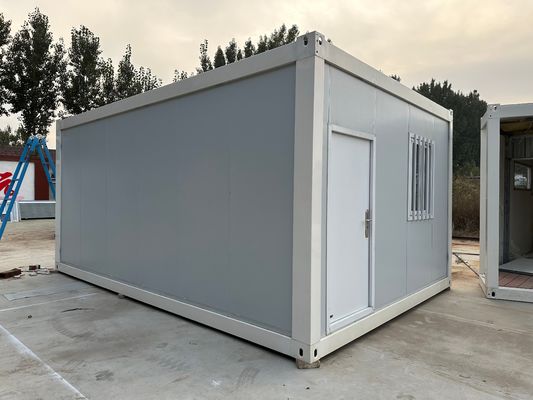 fenêtre d'aluminium personnalisé mobile préfabriqué modulaire plat pack conteneur maison design panneau sandwich durable pour appartement