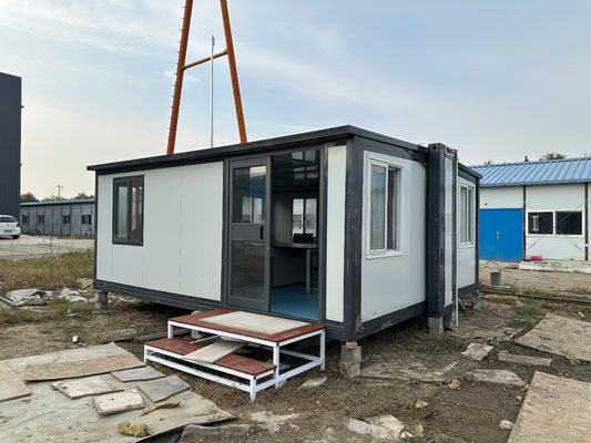 Villa moderne 20 pieds 30 pieds 40 pieds mobile maison de conteneur extensible maisons écologiques préfabriquées avec salle de bains et cuisine
