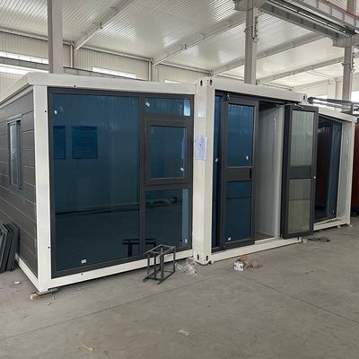Chambres préfabriquées ignifuges portables Chambres en conteneurs expandables multifonctions pour la vie mobile