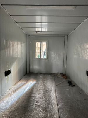 Cadre en acier Assemblage facile 20ft 40ft Petites maisons site Bureau Container maisons avec une longue durée de vie