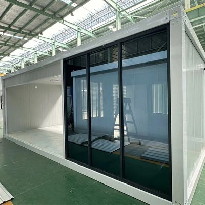 Module portable de conception de panneau sandwich cadre en acier maison de conteneur amovible avec option de couleur personnalisée