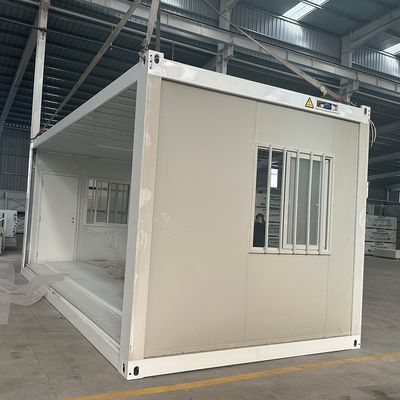 1 2 3 Chambre portable pliable modulable de bureau modulable maison de conteneurs avec style de conception et parc du milieu du siècle