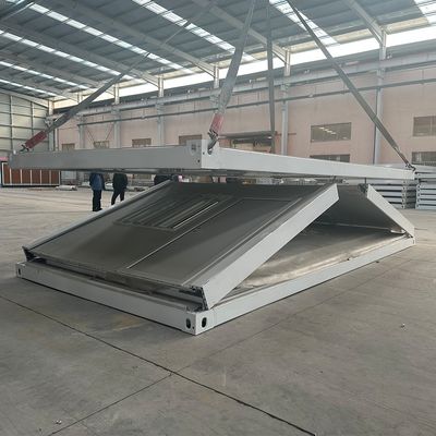 Requête personnalisée Design de cuisine style rapidement empilable 20ft 40ft entrepôt de maison modulaire maison pliable antiseistique