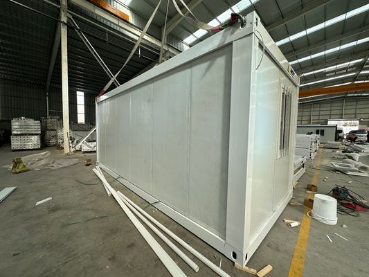 Chambres modulaires résistantes à l'eau, au feu et aux chocs, pliables, flexibles, en conteneurs, avec conception flexible