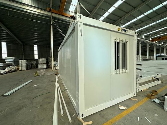 Chambres modulaires résistantes à l'eau, au feu et aux chocs, pliables, flexibles, en conteneurs, avec conception flexible