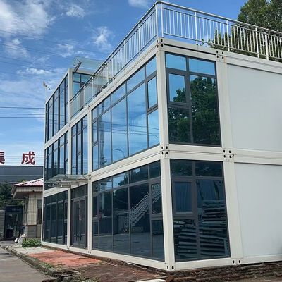 Maison de conteneur amovible Assemblage maison modulaire préfabriquée avec structure en acier galvanisé