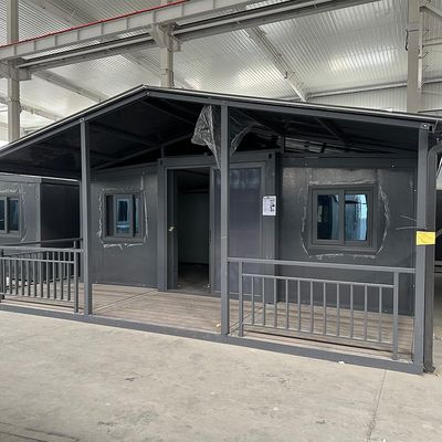 Construire rapidement une maison mobile portable de couleur personnalisée