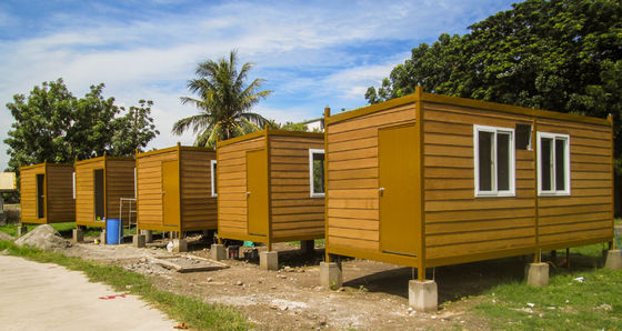 Maison de conteneurs pour les travailleurs avec conception carrée personnalisée et installation facile