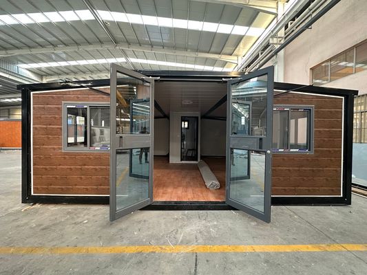 Maison de conteneurs pliables préfabriqués de haute qualité pour l'extérieur dans un style de design moderne