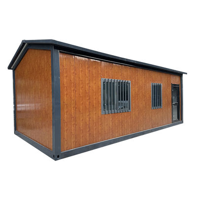 Maison mobile portable Maison de conteneurs de bureau préfabriquée Maison de conteneurs à paquet plat avec salle de bains Avantage d'installation rapide