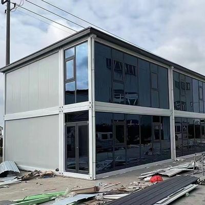 Maison de conteneurs détachable à cadre d'acier galvanisé pour assembler facilement les maisons de conteneurs modulaires Prix