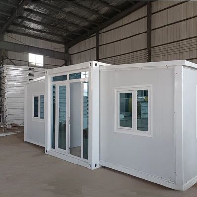 Maison de conteneurs en acier de luxe évolutif 2/3 chambre portable maison pour la vie en plein air design pliable