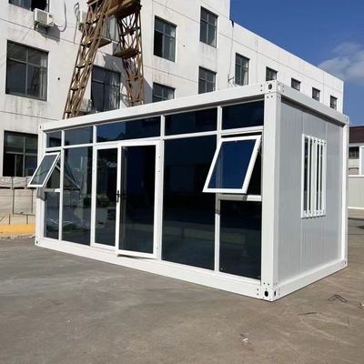 Maison de conteneurs respirante de 40 pieds 3 pièces détachable Maison de conteneurs résidentielle