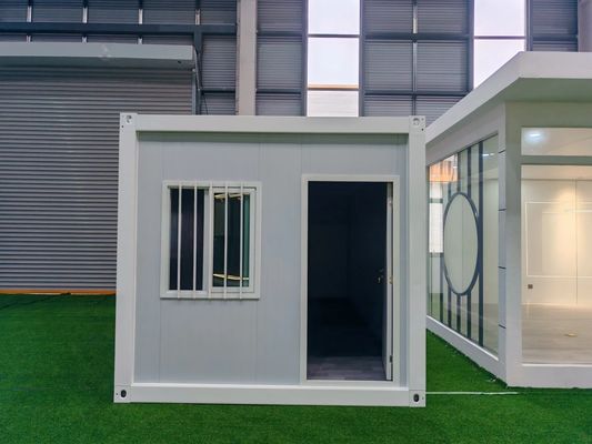 Mini-maison préfabriquée amovible avec matériau mural personnalisé 50 mm EPS/Rockwool et assemblage facile