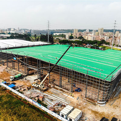 Construction de bâtiments industriels ignifuges à faible coût avec entrepôt multifonctionnel et structure en acier