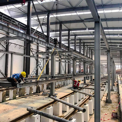 Entrepôt de structure en acier pour l'atelier de structure en acier entrepôt hangar facile à installer structure en acier préfabriquée préfabriquée