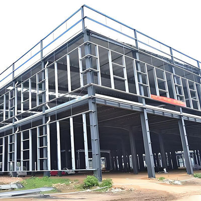 Maison modulaire préfabriquée Installation facile Structure en acier Atelier bâtiment avec alimentation directe et fenêtre en alliage d'aluminium