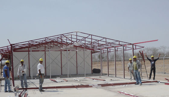 Maison préfabriquée atelier de normes australiennes entrepôt bureau de construction avec fenêtre en aluminium