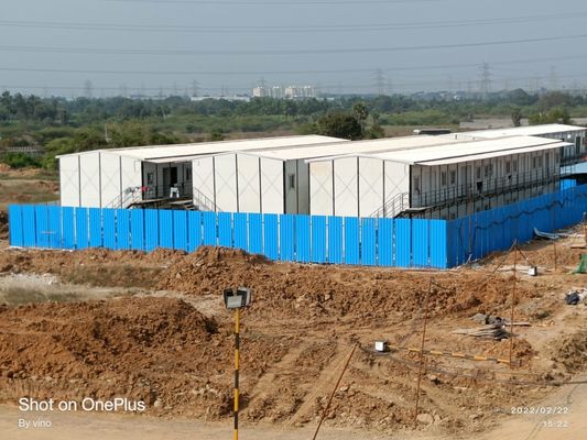 Chambres préfabriquées sur mesure fabriquées dans des serres et cadre de structure en acier léger pour le marché du Bangladesh