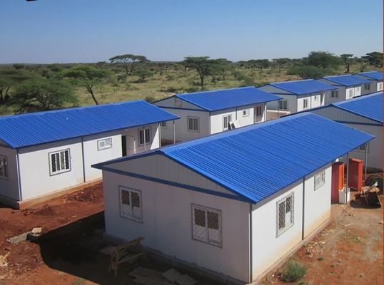 Chambres préfabriquées sur mesure fabriquées dans des serres et cadre de structure en acier léger pour le marché du Bangladesh