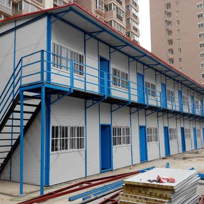Chambres préfabriquées sur mesure fabriquées dans des serres et cadre de structure en acier léger pour le marché du Bangladesh
