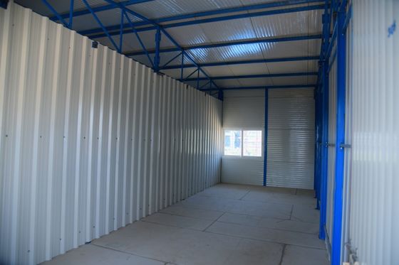 Maison préfabriquée en verre à 2 étages pour petites familles