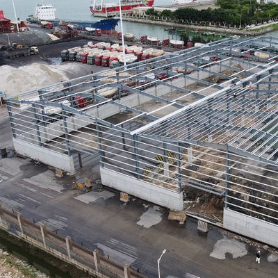 Structure d'acier entrepôt de grande portée atelier de construction d'acier entrepôt préfabriqué pour usine