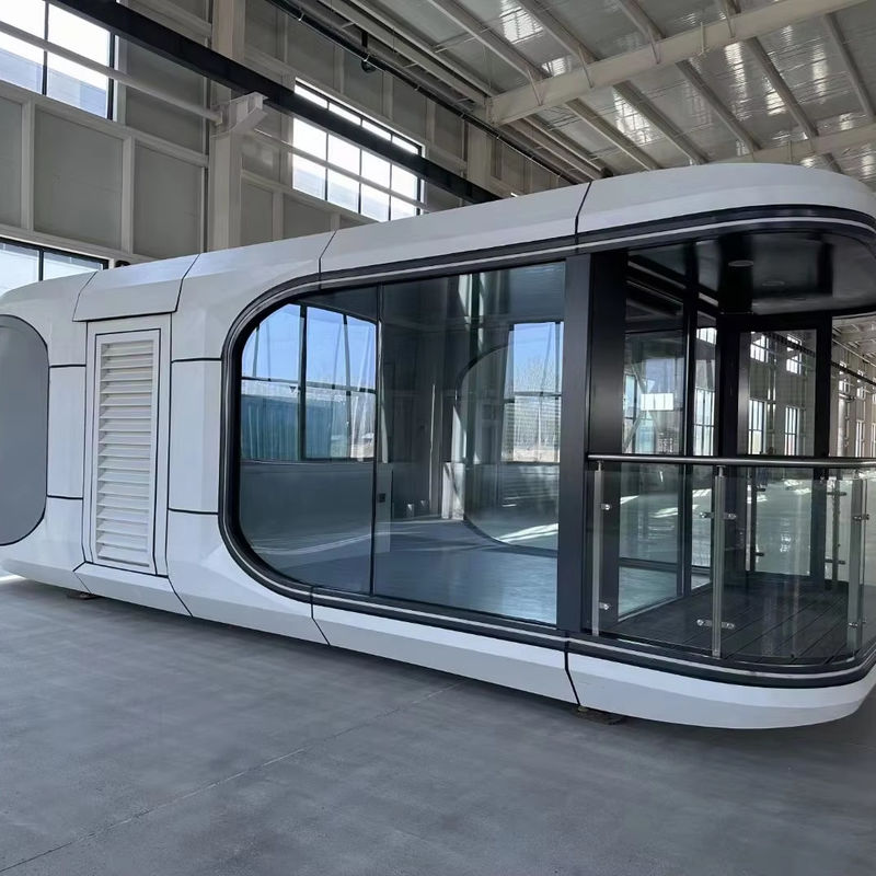 Resorts de luxe en plein air Mobiles Prefab Tiny Houses Home Space Capsule Living Container House pour l'hôtel en couleur personnalisée