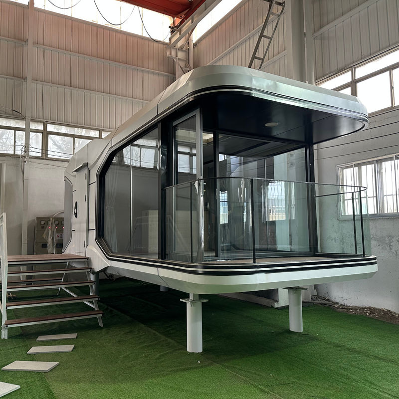 Appartement en acier salle capsule spatiale pour 2024 maison personnalisée et hôtel de luxe moderne