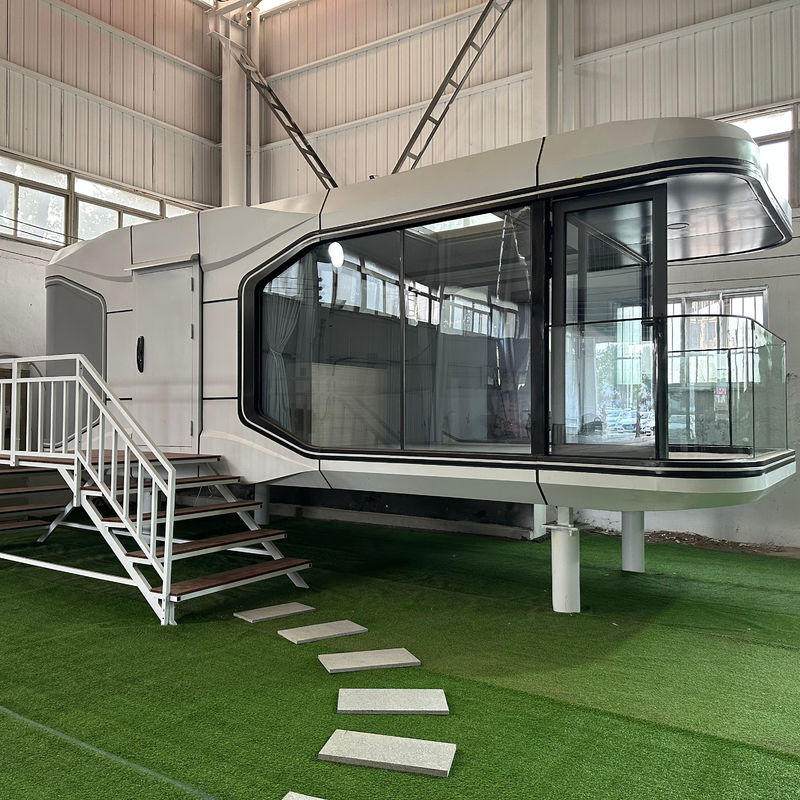 Maison mobile moderne préfabriquée pour l'hôtel Villa Hot Style Maison capsule extérieure moderne meublée