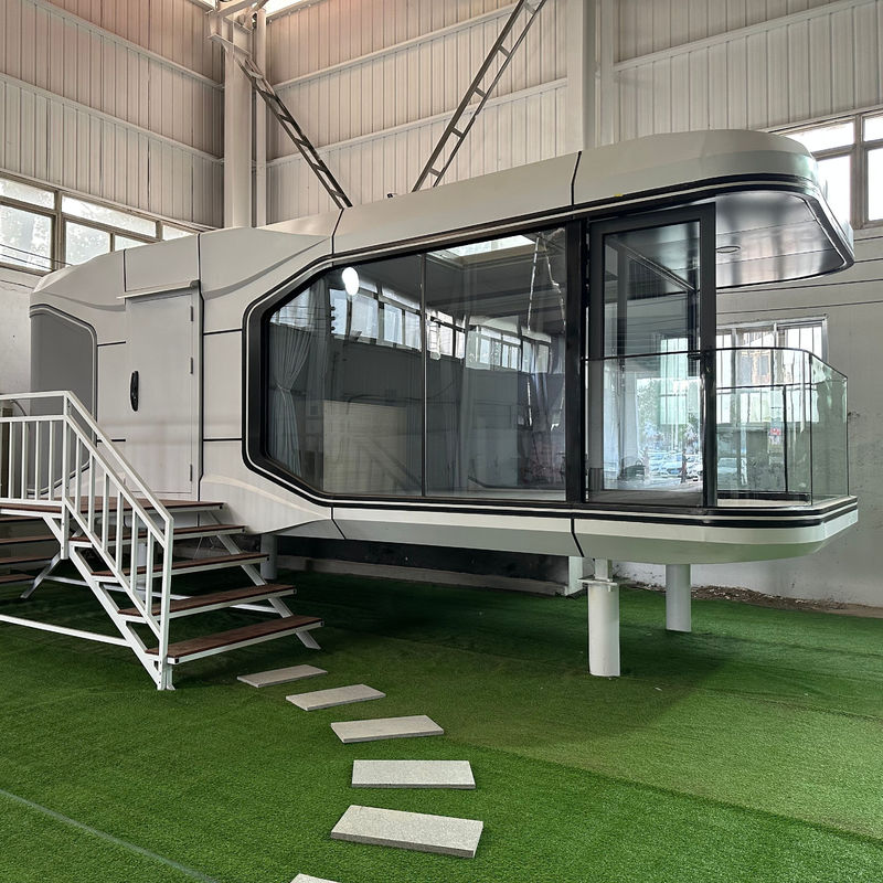 Hôtel capsule spatiale multifonctionnel personnalisé en couleur pour petit conteneur dormant Hôtel modulaire