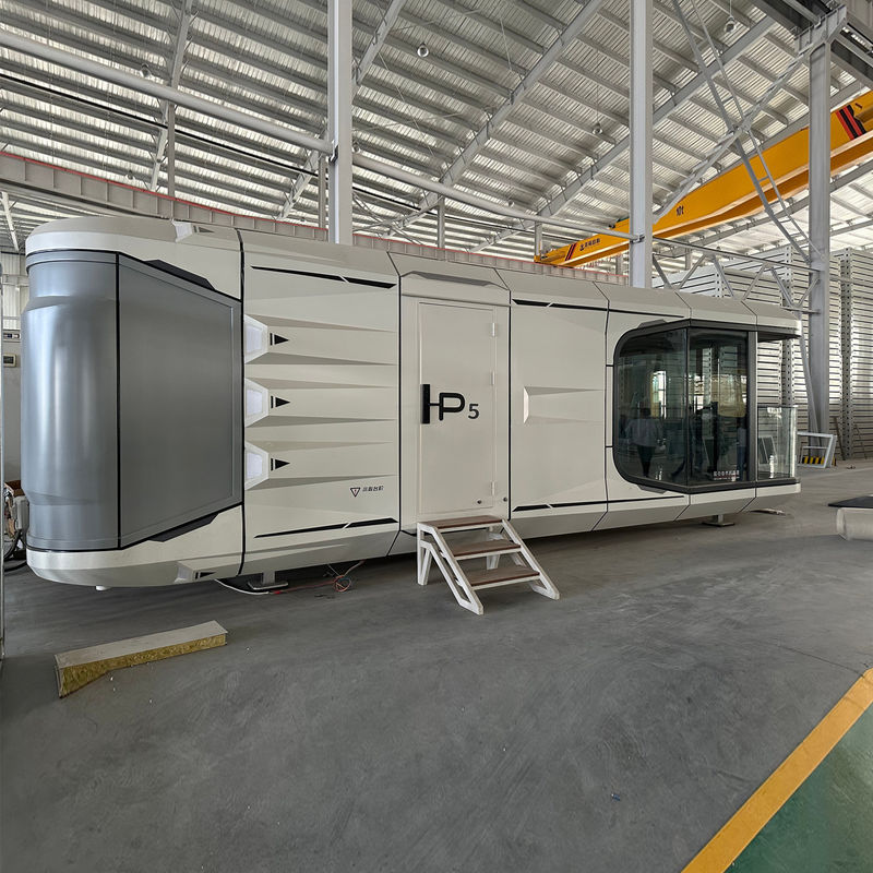 Maison capsule spatiale d'hôtel portable avec couleur personnalisée et électricité 3C / CE / CL / Standard