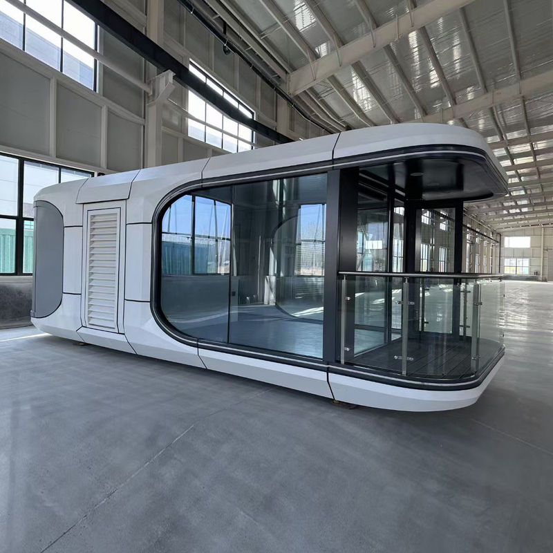 Container en acier capsule maison modulaire capsule hôtel imperméable à l'eau et à l'humidité