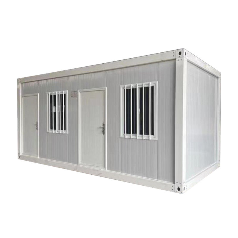 Camp de travail étanche à l'eau étanche au feu stable 20 40 pieds panneau sandwich personnalisé préfabriqué maison de conteneur amovible expédition 40'HQ