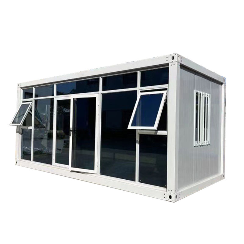 Facile d'installation Bon fort stable 20 40 pieds personnalisé mur de sécurité en verre préfabriqué conteneur amovible maison pour bureau