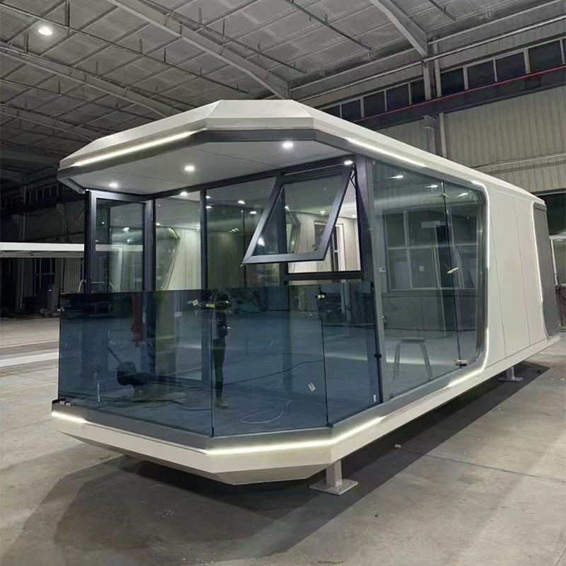 Taille personnalisée Capsule de commande vocale intelligente multifonctionnelle Hôtel Tiny Space House pour une vie intelligente