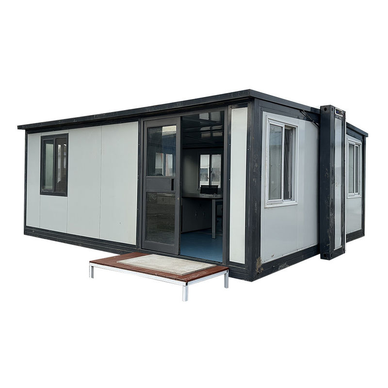 Transport et chargement multi-fonction 20Ft conteneur préfabriqué maison extensible acier léger pliable maison préfabriquée pour la ferme
