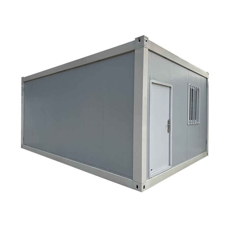 Chambre portable extérieure de conception unique en acier maison de conteneurs à paquet plat avec structure en acier galvanisé