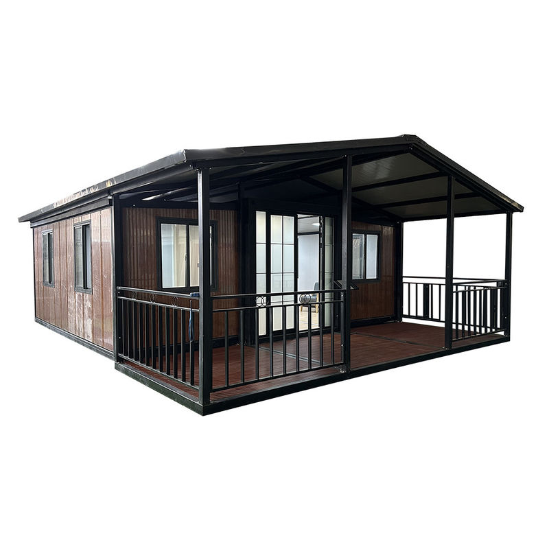 Maison de conteneurs pliable et extensible pour une vie confortable et personnalisable