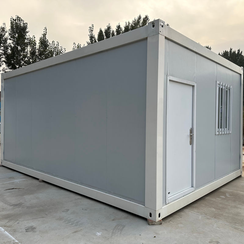 Résistant à l'eau résistant au feu 6x3x2.8 Mètre 20ft Galvanisé cadre en acier léger préfabriqué Modulaire maison chambre appartement Pack conteneur maison