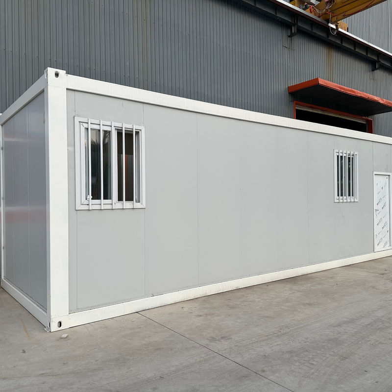 Maison de conteneurs à paquet plat avec design moderne et fenêtre en aluminium