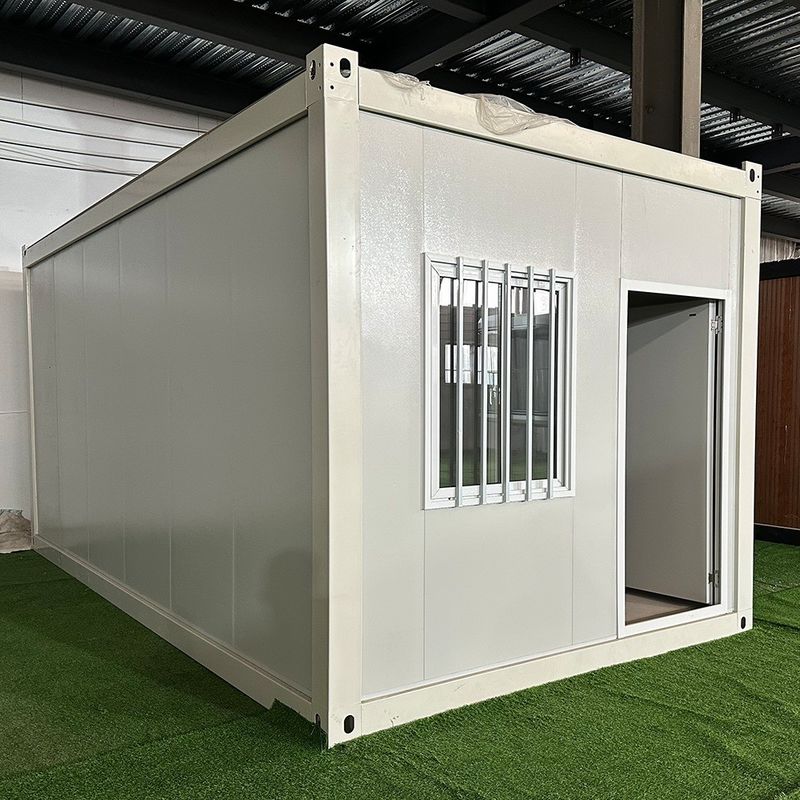 Conception contemporaine Installation rapide Panneau sandwich plat emballé Maison de conteneurs préfabriquée Maison pour hôpital