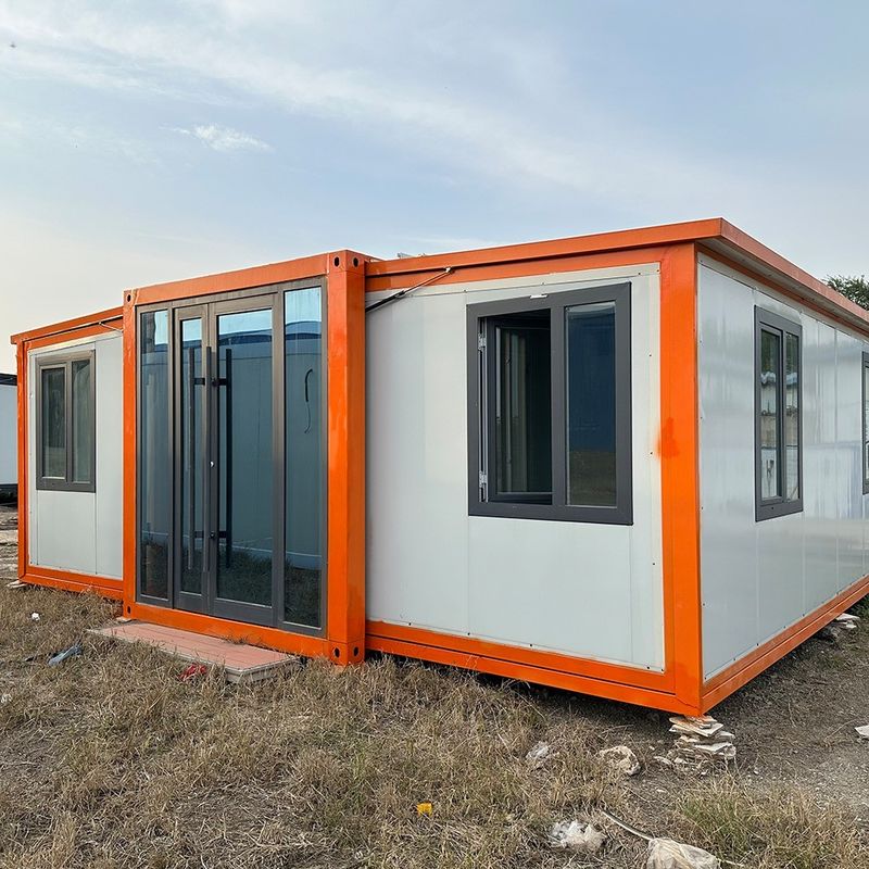 Maison évolutive à conteneurs mobiles de 30 pieds Le cadre de structure en acier écologique Villa préfabriquée pour la vie multifonctionnelle