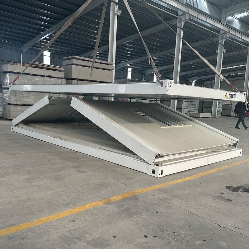 Maison de conteneur pliable pour bureau professionnel personnalisable maison préfabriquée à l'épreuve du feu de 20 pieds