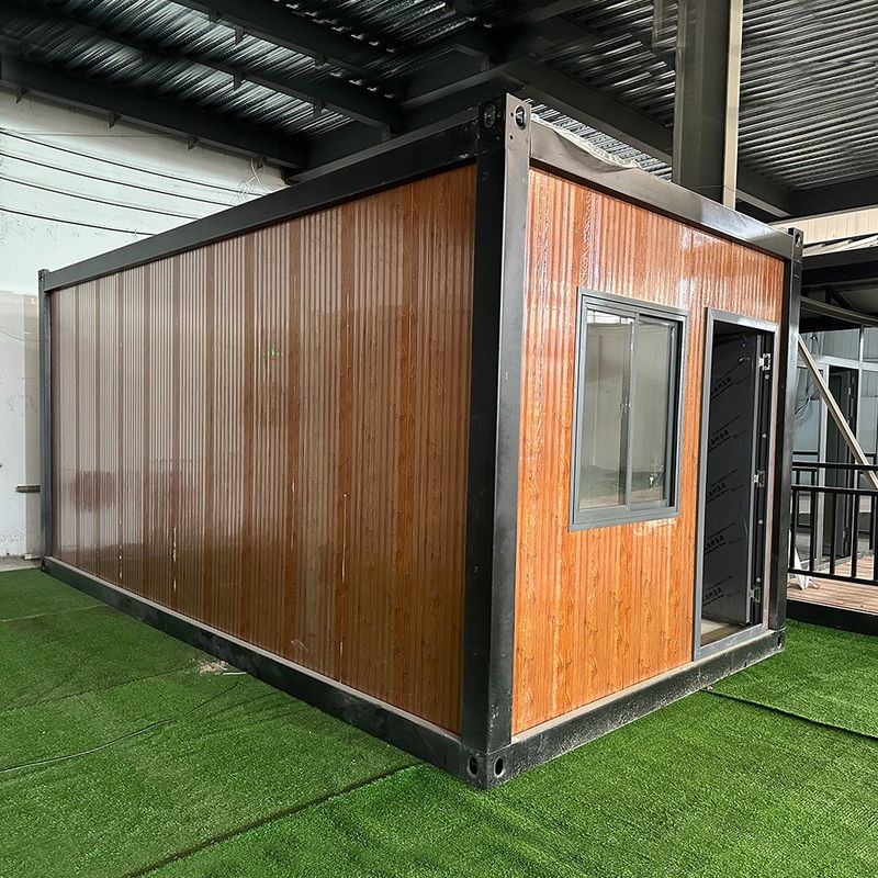 Conception moderne maisons préfabriquées épaisseur standard conteneur imperméable maison de construction avec cadre de structure métallique