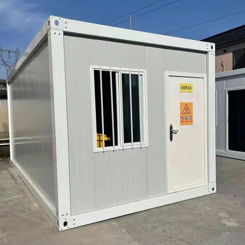 Maison de conteneur mobile compétitive Maison amovible Container 3 chambres avec épaisseur standard et électricité locale standard